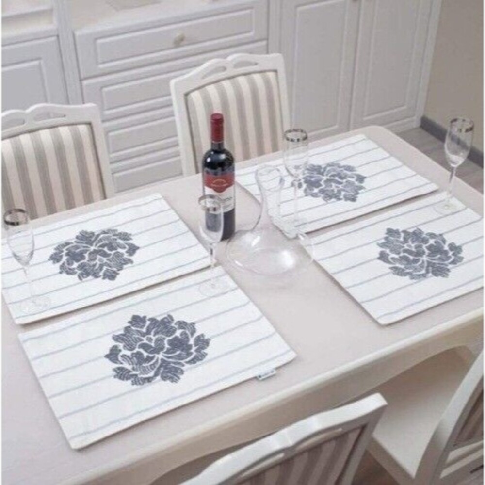 Gray Hwy 50 Placemats Set of 4